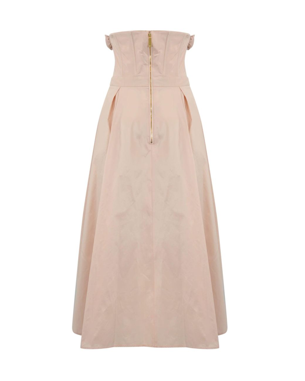 ワンピース Elisabetta Franchi GABARDINE DRESS WITH EMBROIDERED ROSES Elisabetta Franchi Gabardine Dress With Roses in Natural | Lyst