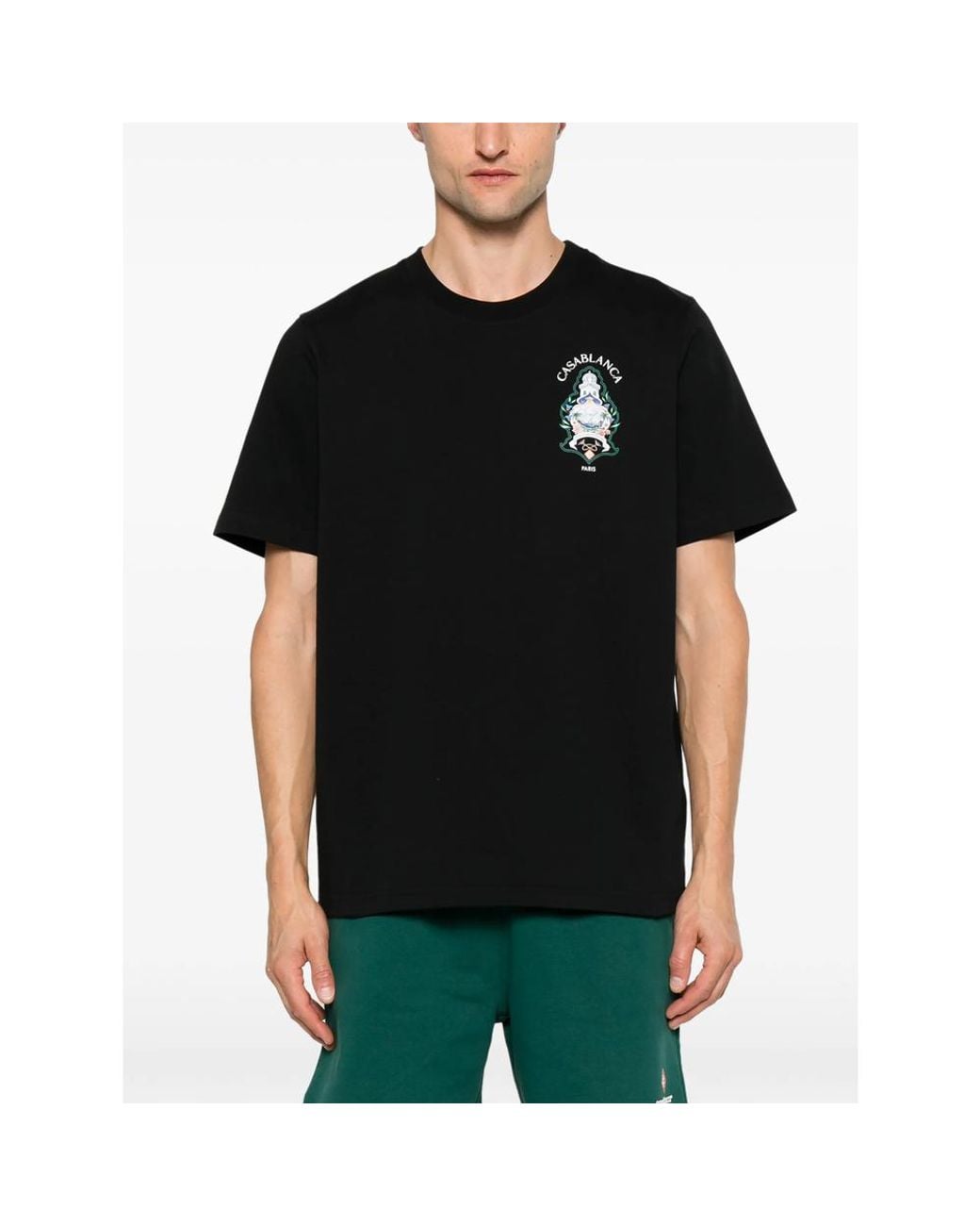 Casablanca Black T-Shirts & Vests for men
