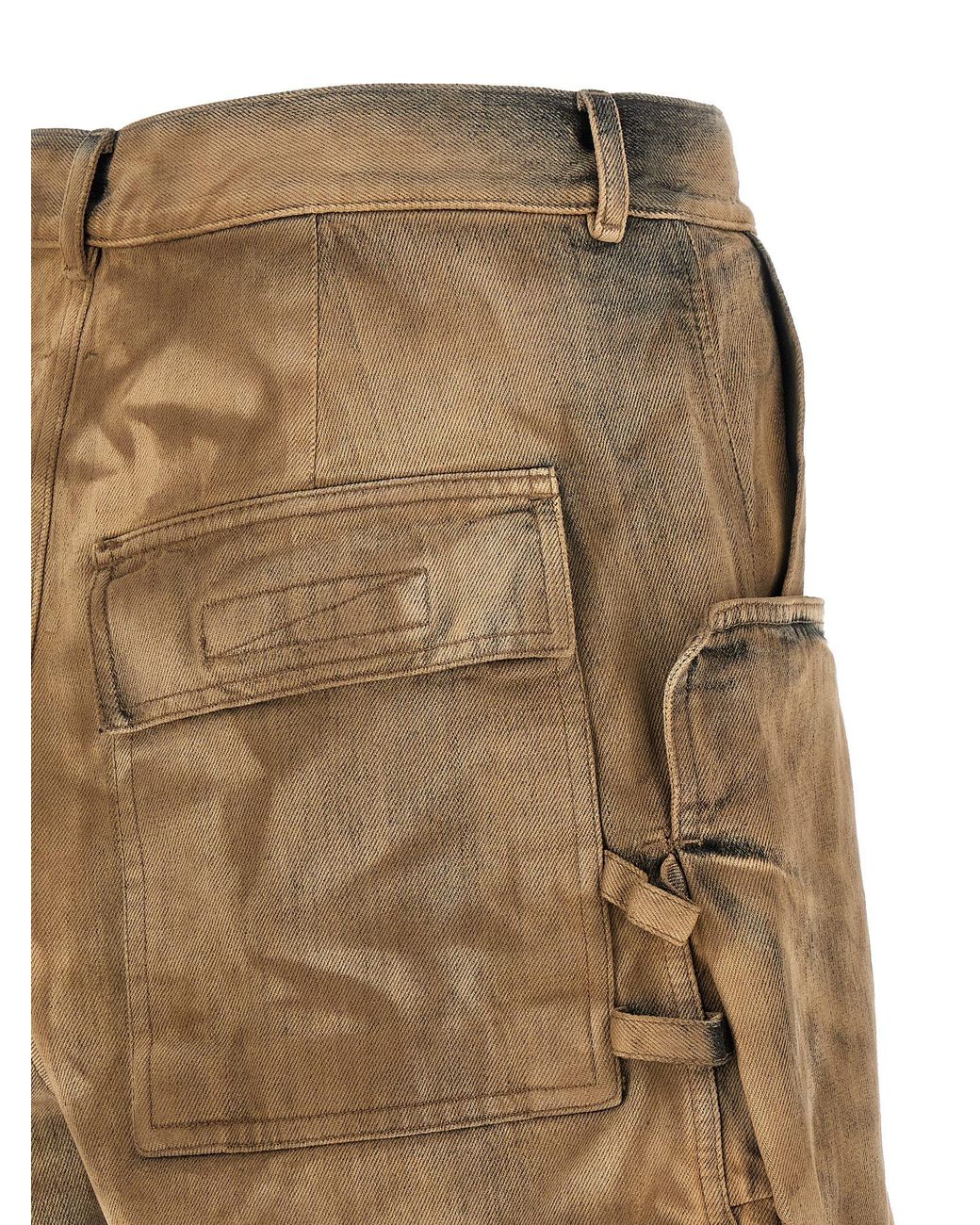 Rick Owens Natural Cotton Bermuda Shorts for men