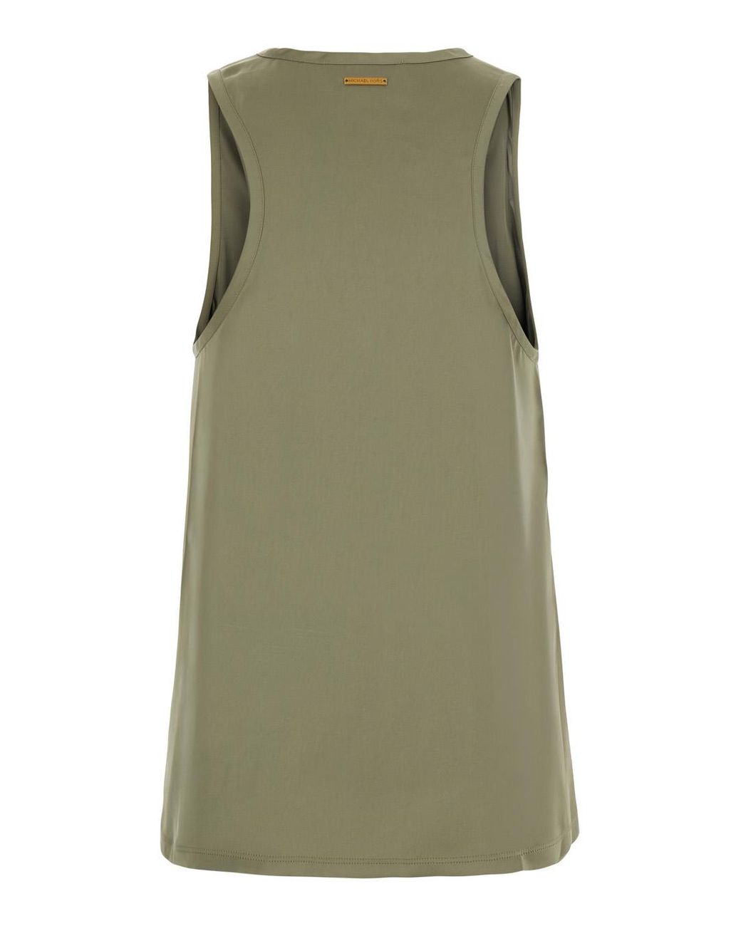 MICHAEL Michael Kors Green Sleeveless Top Polyester Tops