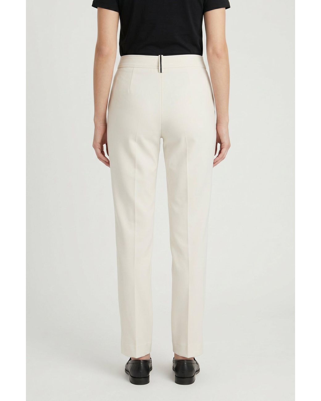 Brunello Cucinelli Black Off Tailored Trousers