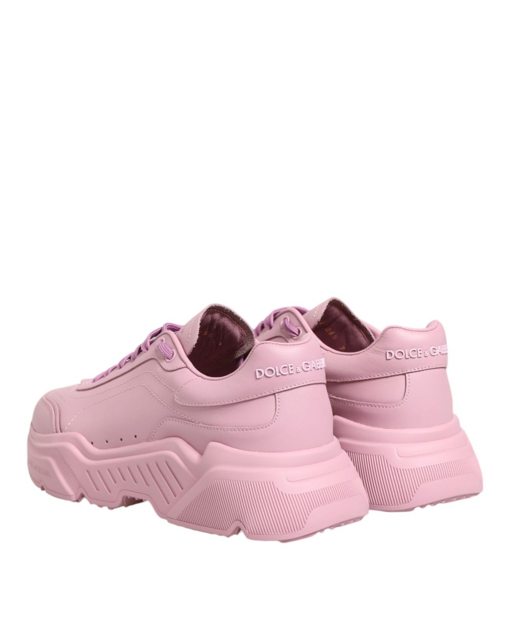 Dolce & Gabbana Pink Daymaster Sneakers Leather for men
