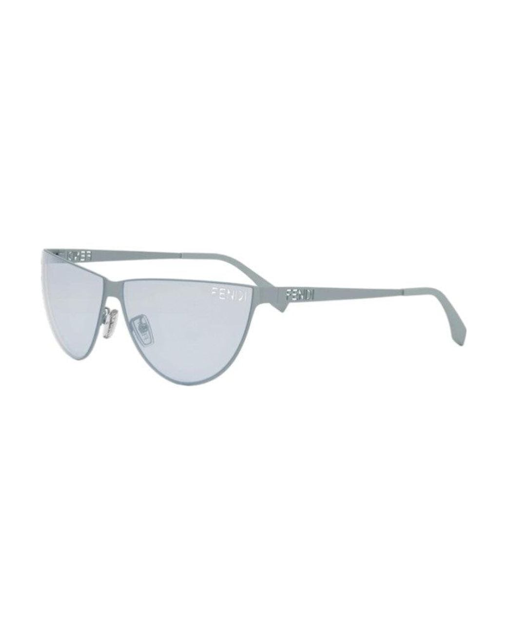 Fendi Blue Sunglasses Cat Eye Full Rim, Frame And Lens Fe40138U85V