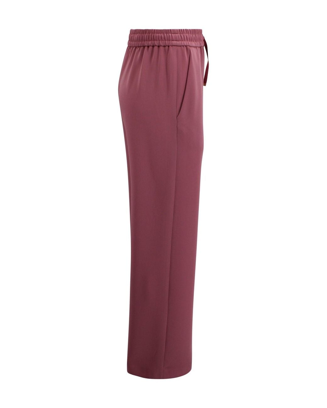Herno Red Drawstring Trousers
