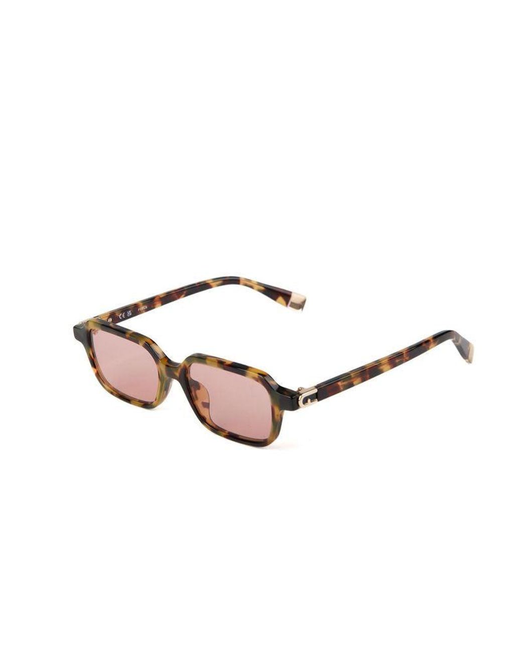 Furla Multicolor Sunglasses Burgundy-Glossy Havana Burgundy/Glossy Acetate Eyewear