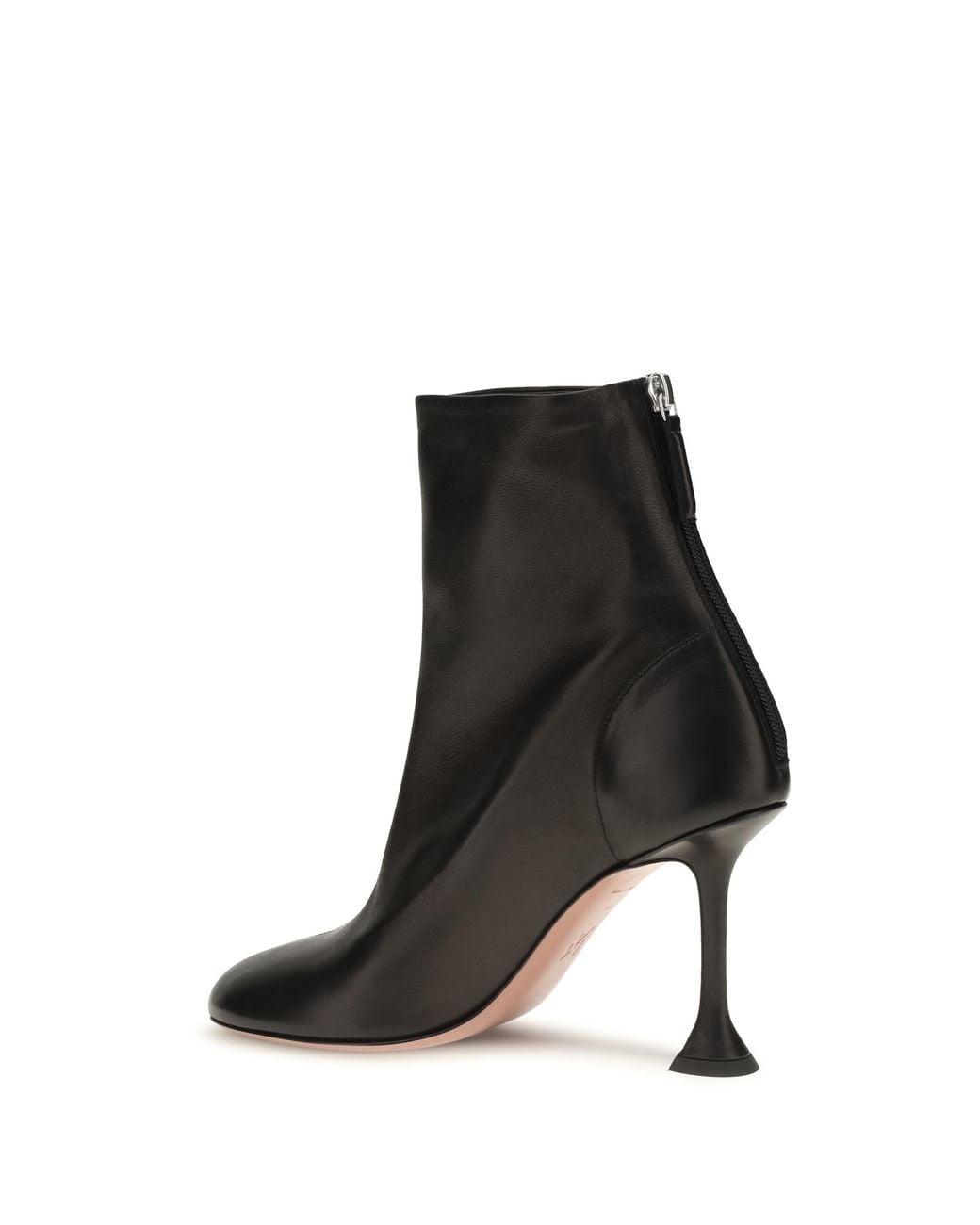 AMINA MUADDI Black Iris Nappa Booties Boot