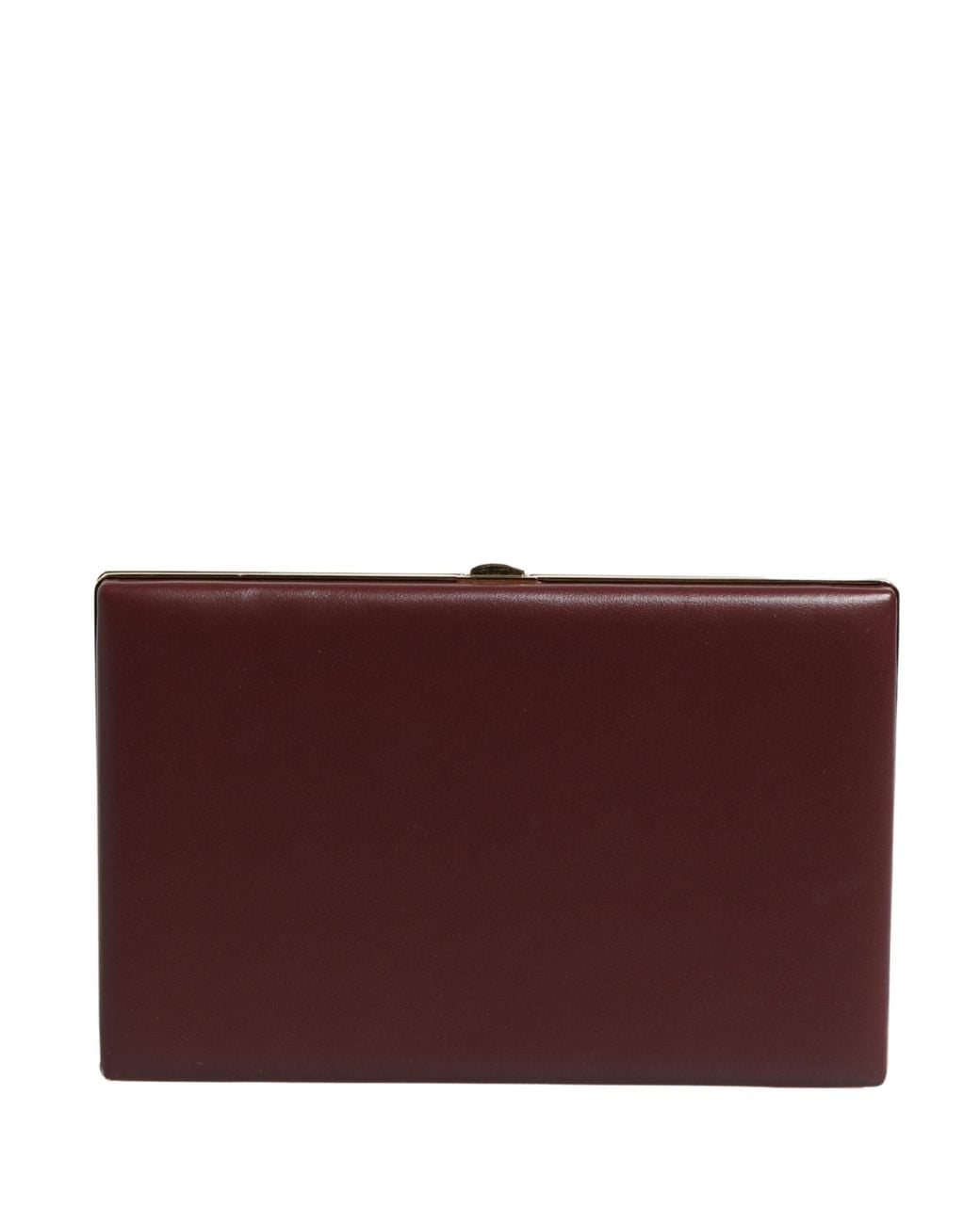 Dolce & Gabbana Purple Calfskin Leather Clutch Evening Purse Bag Calf