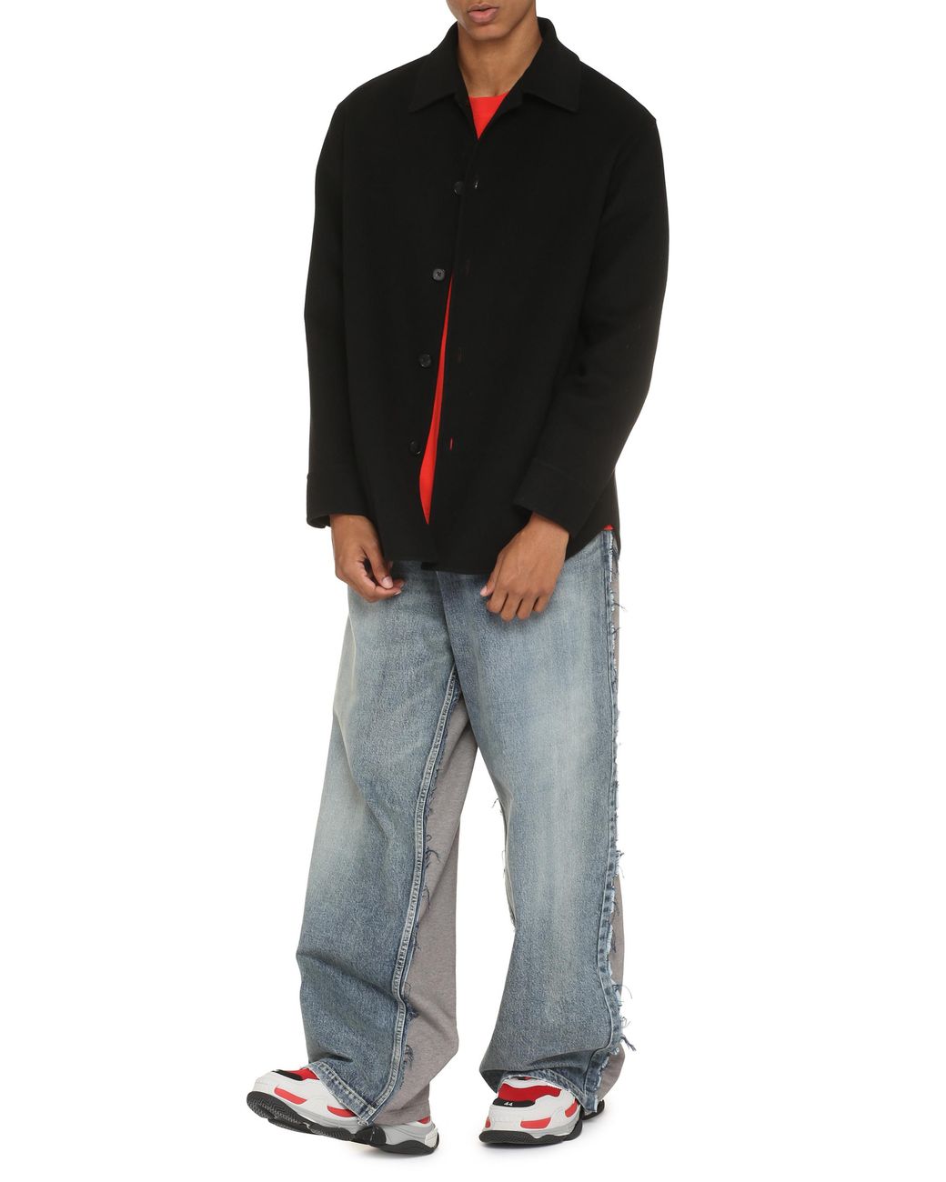 Jil Sander Black Jil Sander Cashmere Overshirt for men