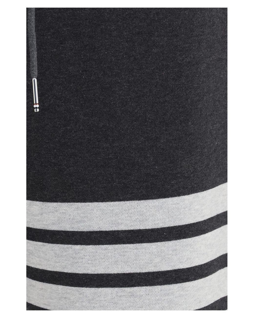 Thom Browne Black Loopback-Bar Track Pants for men
