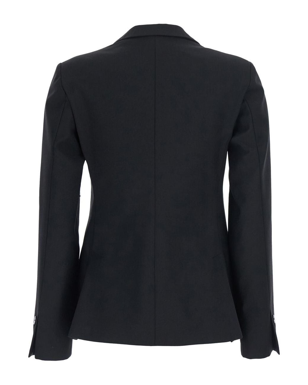 ..,merci Black Tech Fabric Zip-Up Jacket
