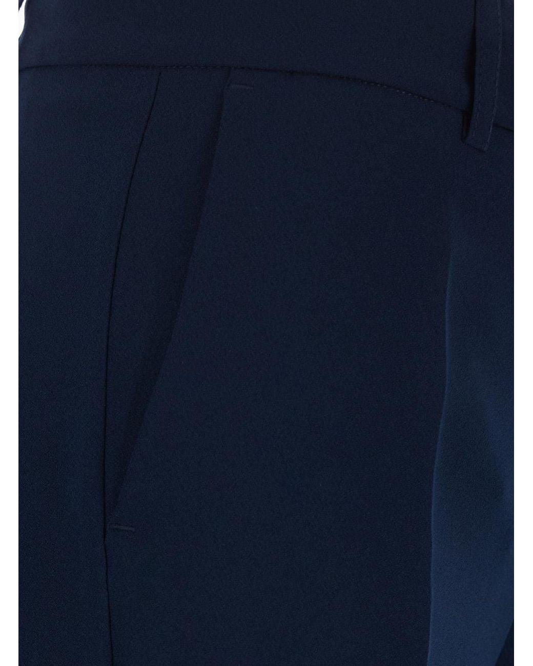 Le Plain Blue Leplain Straight-Cut Tech Fabric Trousers