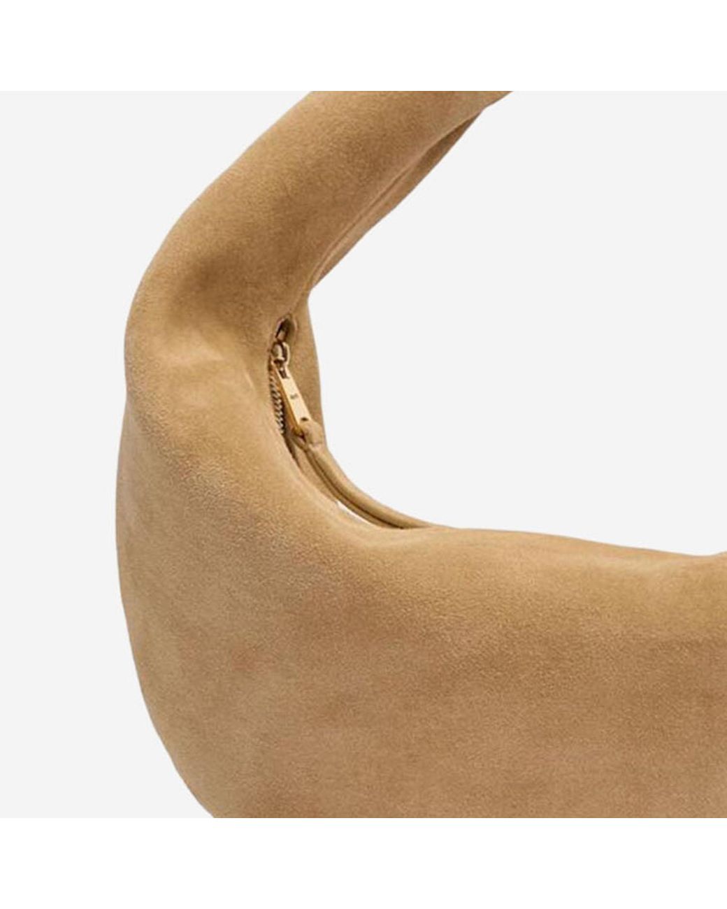 Khaite Natural Hobo Bag Olivia Baby Calfskin Leather Shoulder