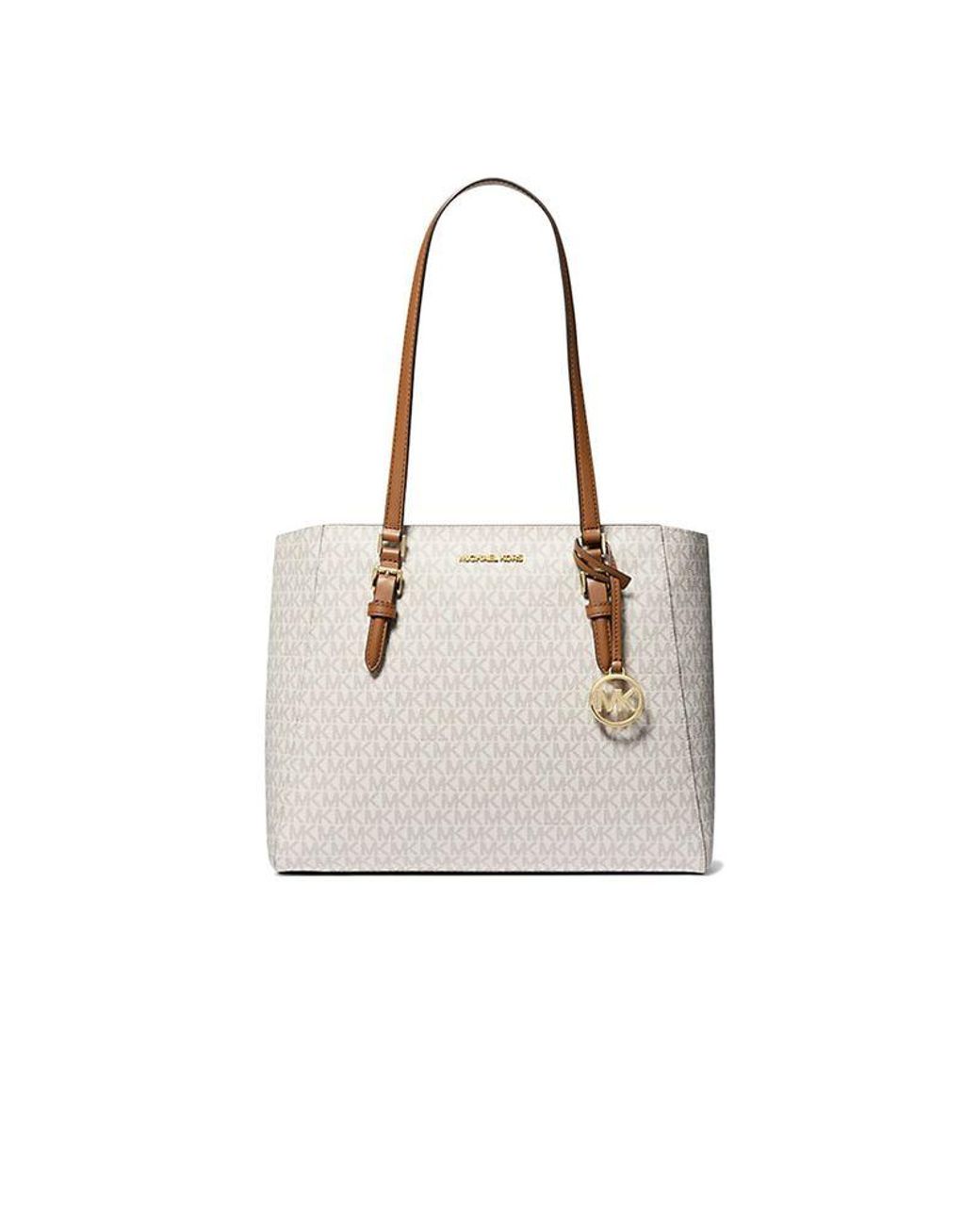 Michael Kors Natural Tote Bag 88.Coated Canvas Tote-Bags