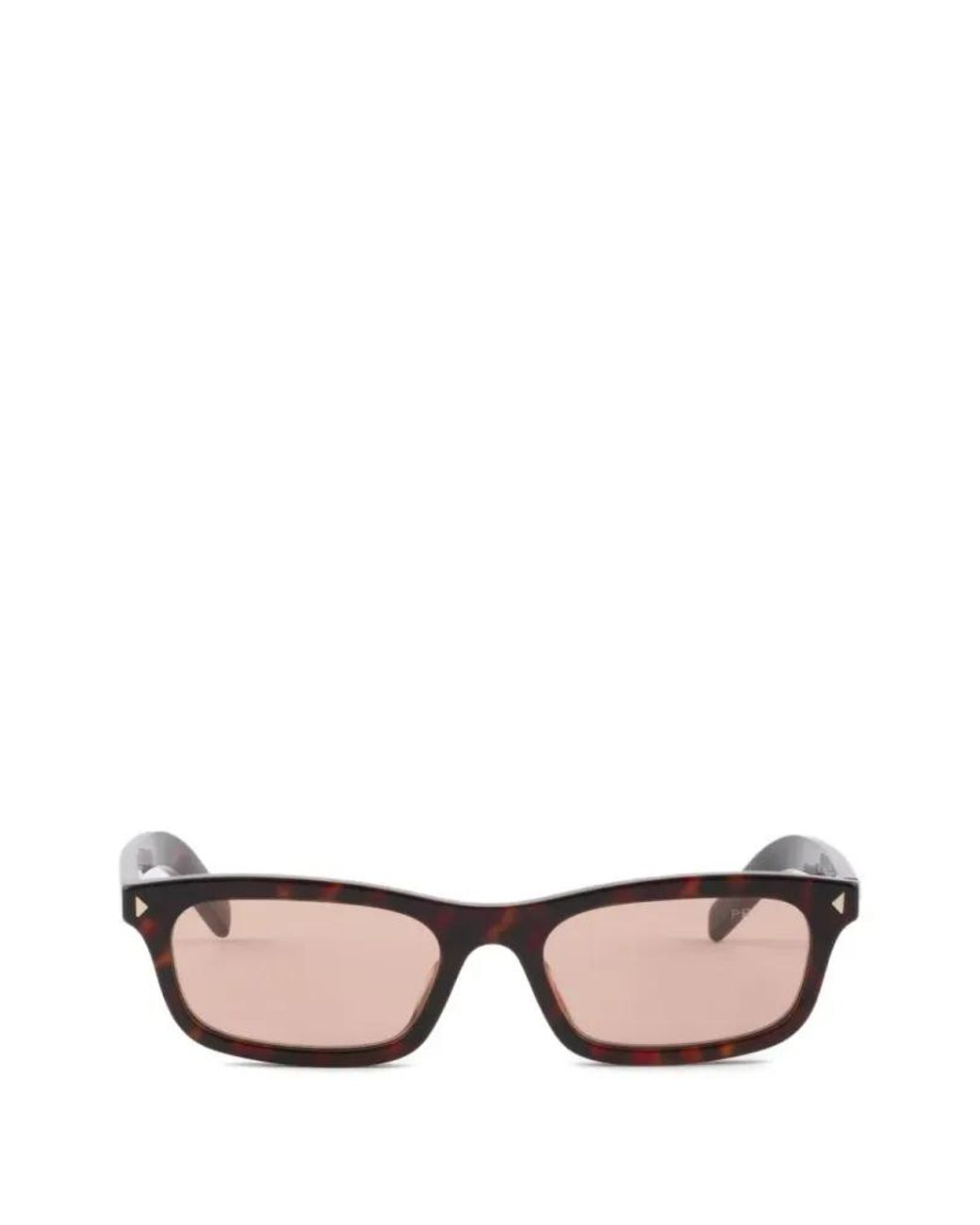 Prada Pink Sunglasses With The Iconic Metal Plaque