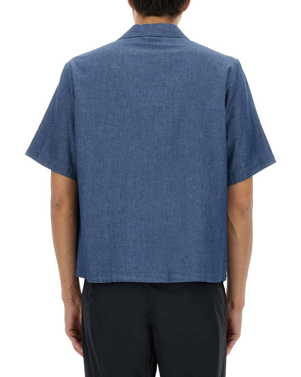 Aspesi Blue Shirt Cotton for men