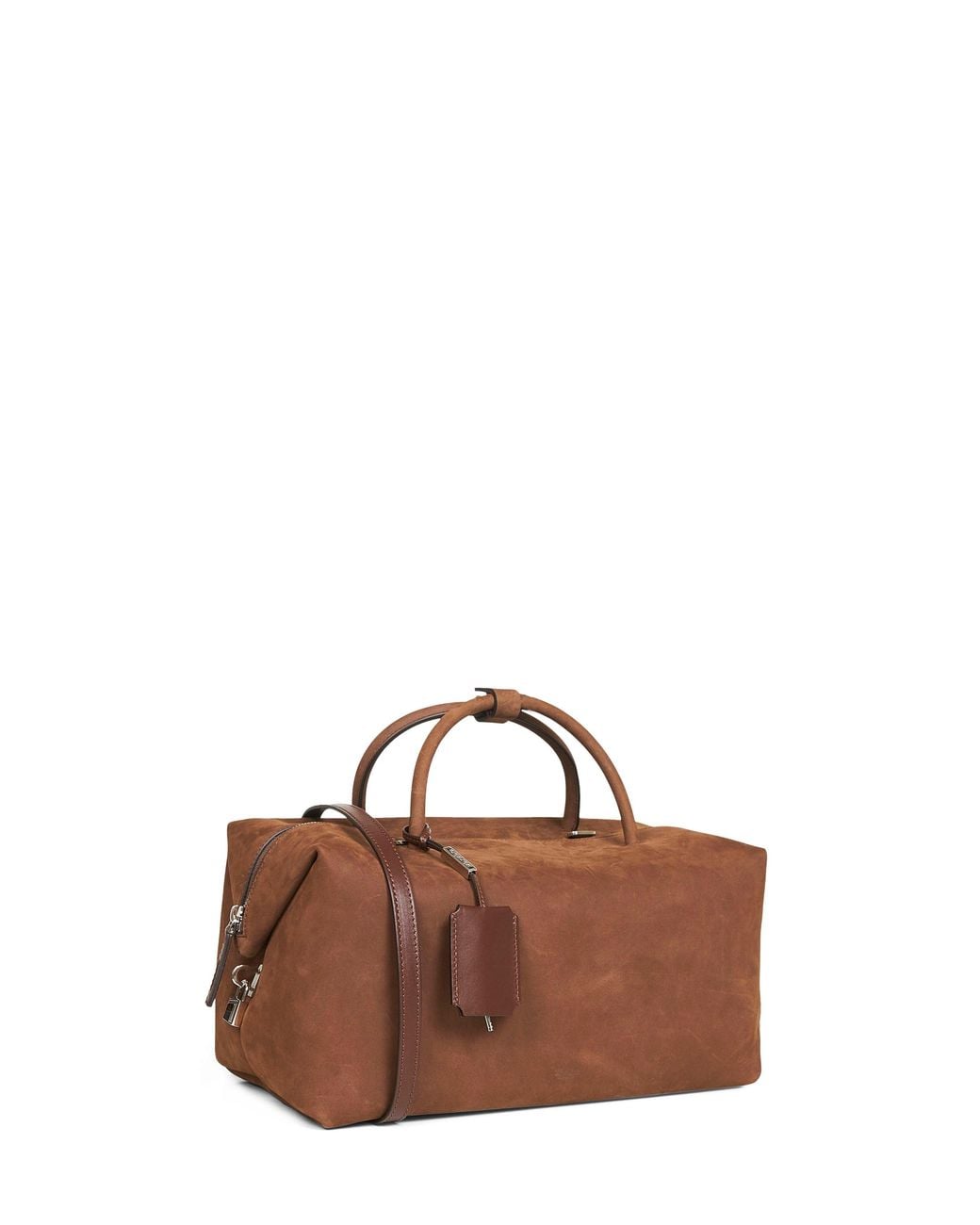Max Mara Brown Large Bowler Bag Dark Calf Leather Handbags