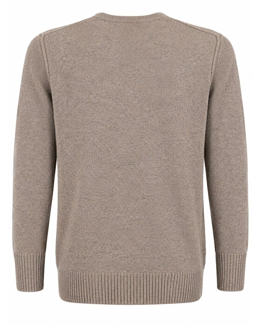 Paolo Pecora Brown Wool Jumper Virgin Sweater for men