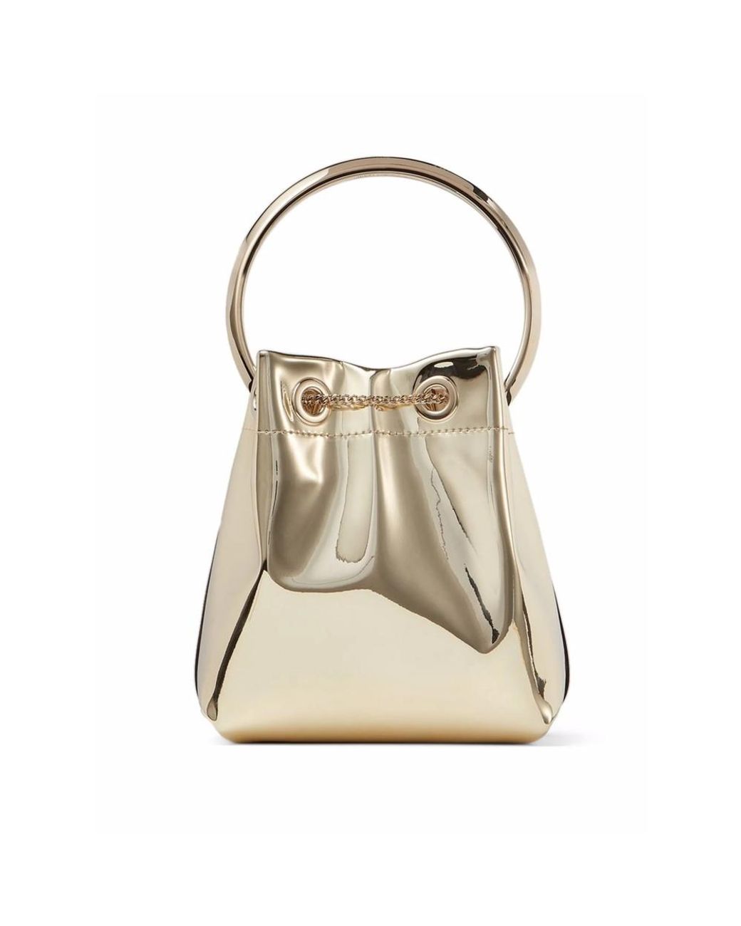Jimmy Choo Natural Gold Bucket Bags