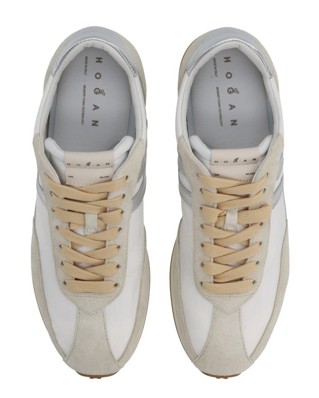 Hogan Natural Hogan Breathable Mesh Polyamide Sneaker