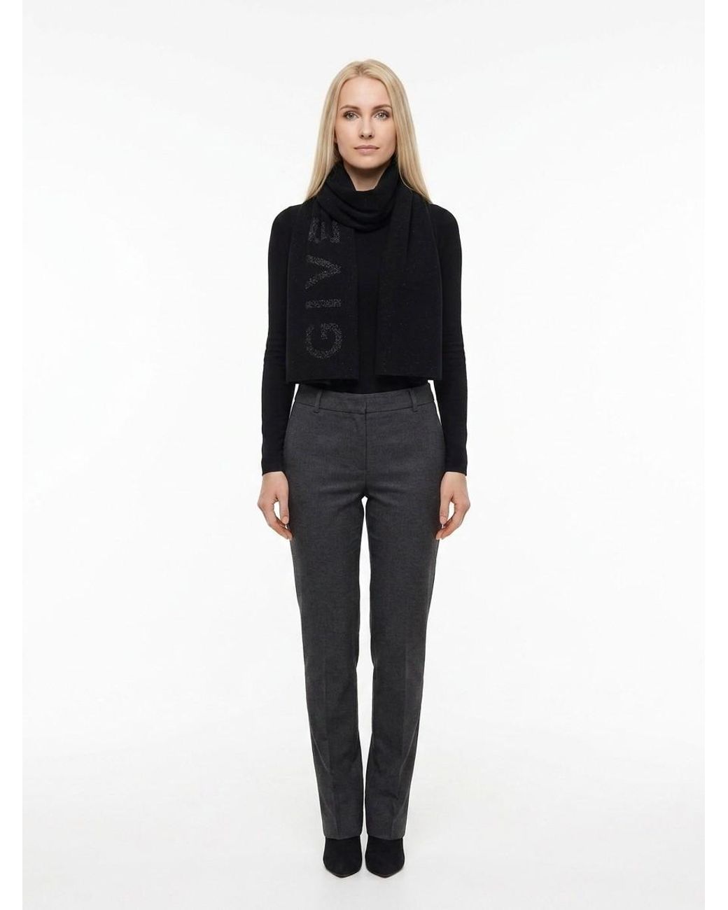 Givenchy Black Wool Scarf