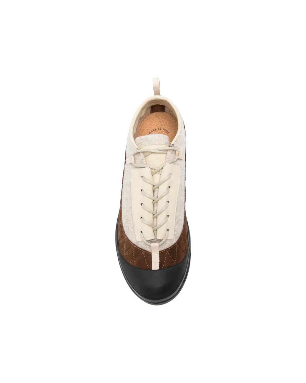 RANRA Brown Trainers Kalt Wool Sneaker for men