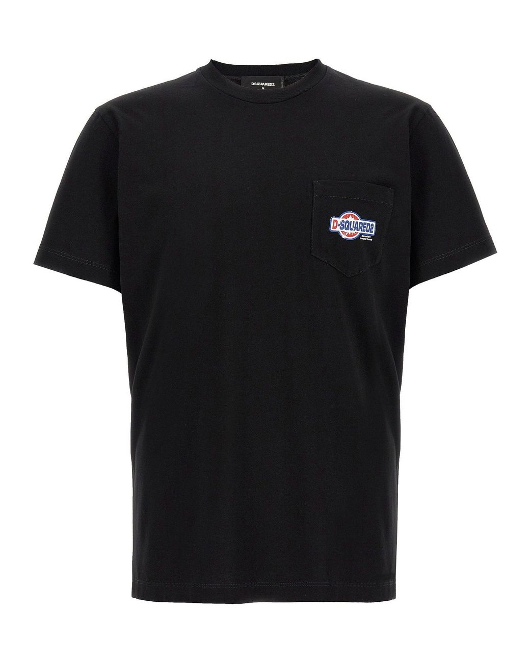 DSquared² Black Cool Fit Cotton T-Shirt