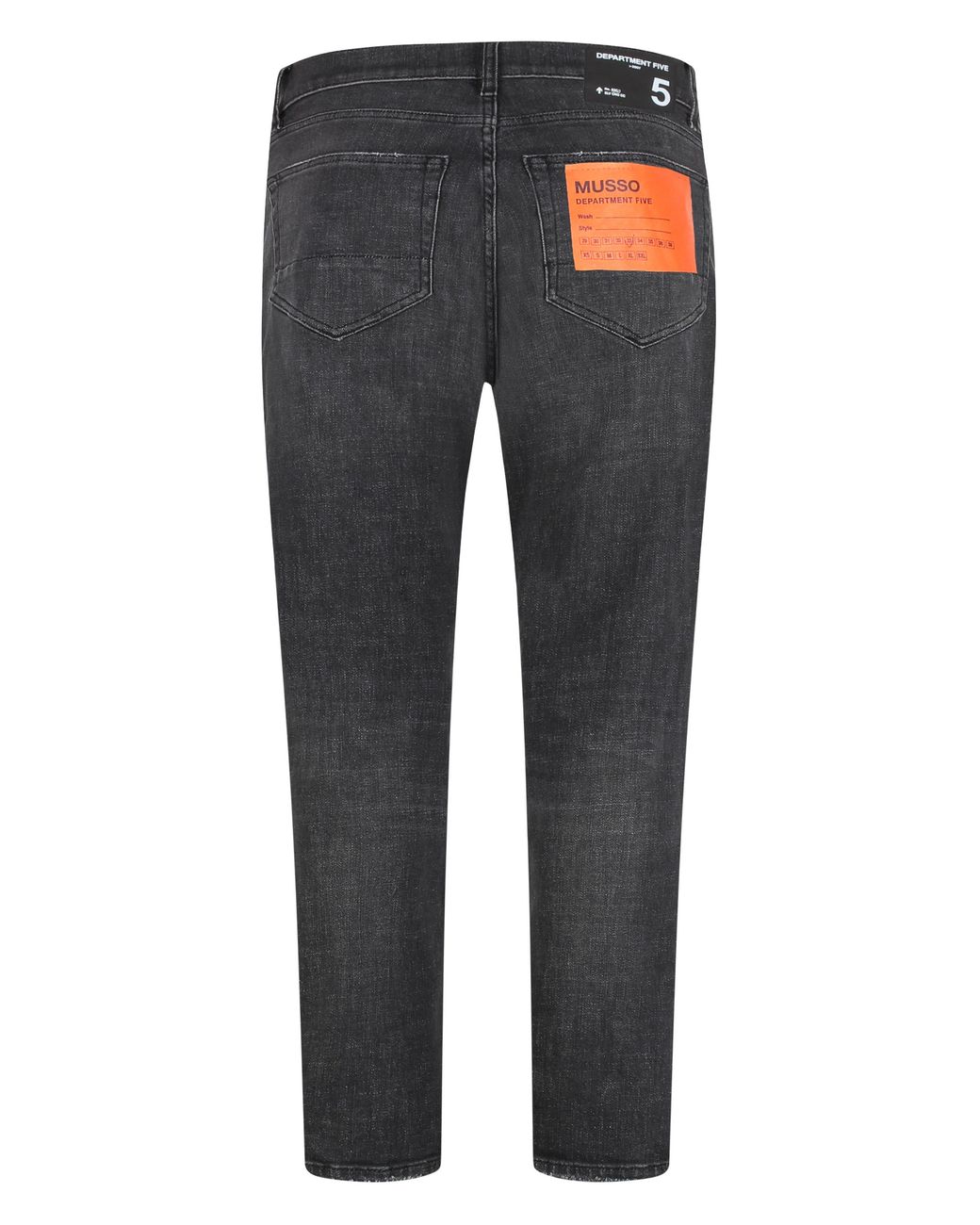 Department 5 Gray Jeans Relaxed Fit Musso Cotton Regular & Straight-Leg for men