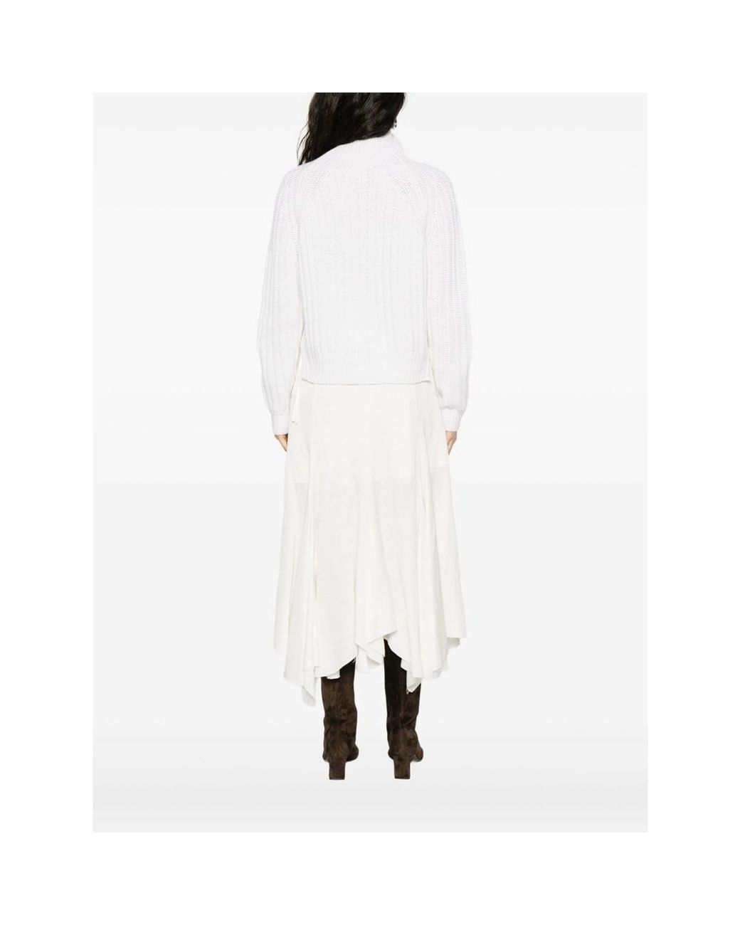 Allude White Sweater