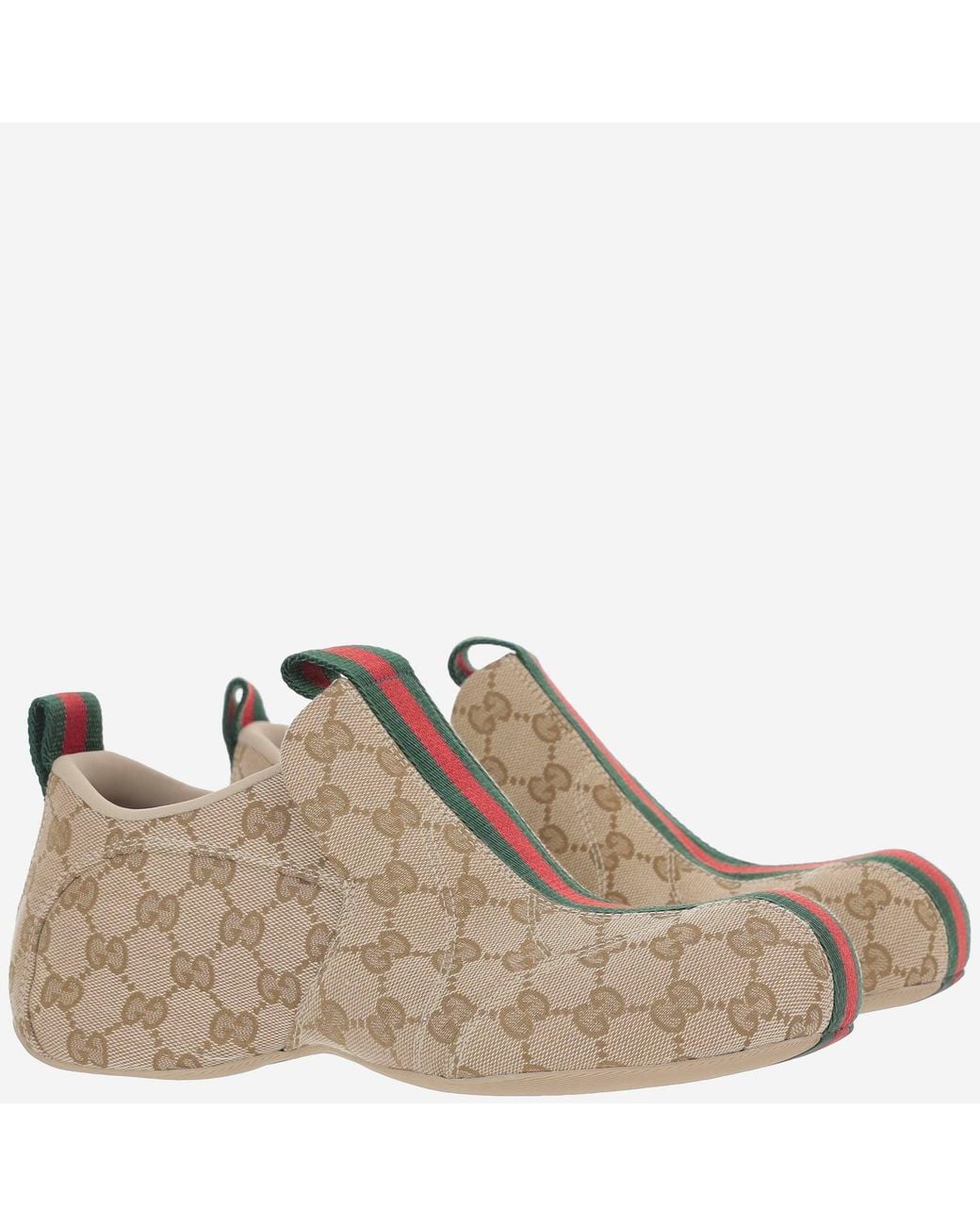 Gucci Brown Sneakers Gg Fabric