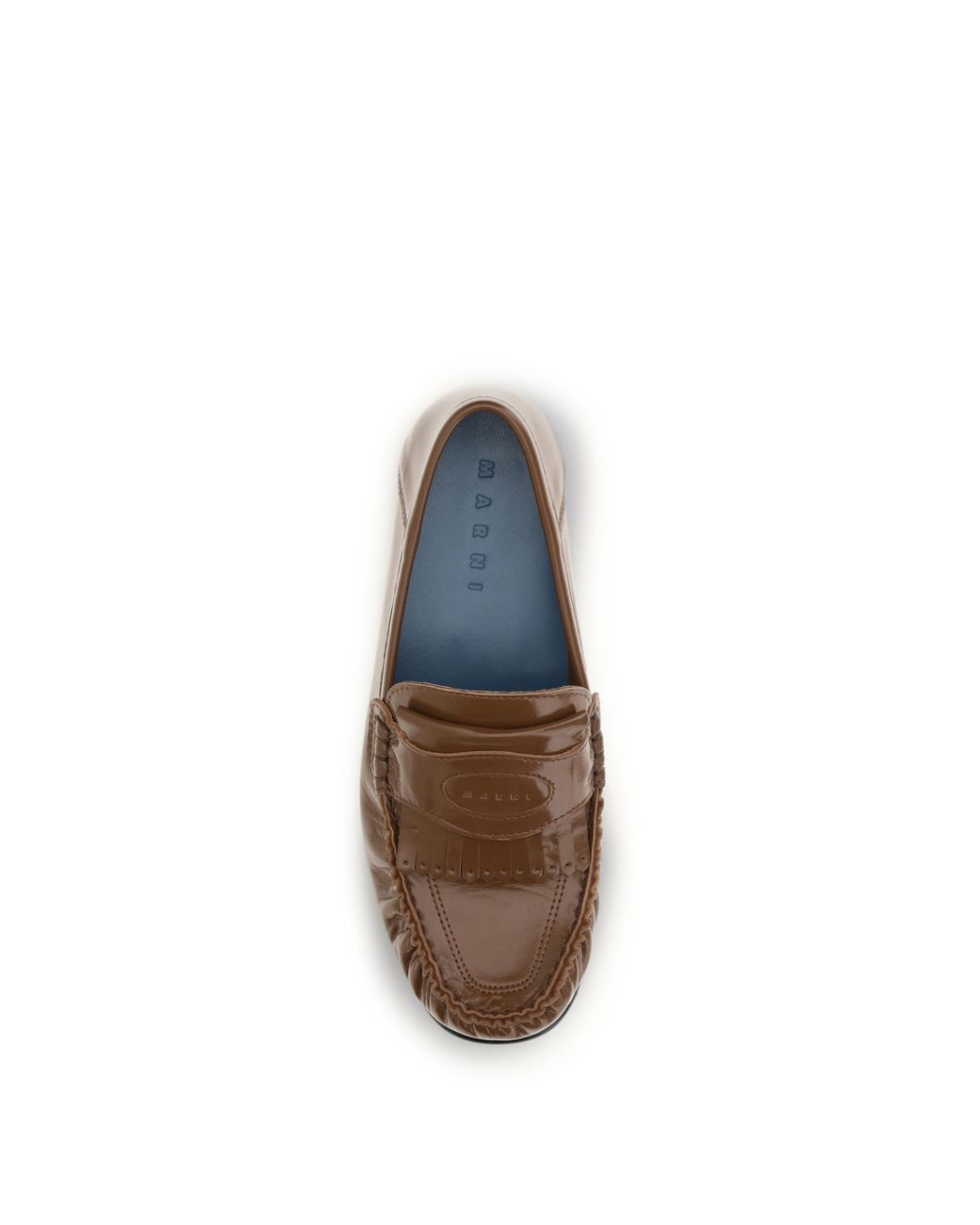 Marni White Leather Loafers With Tassels Upper: Lamb