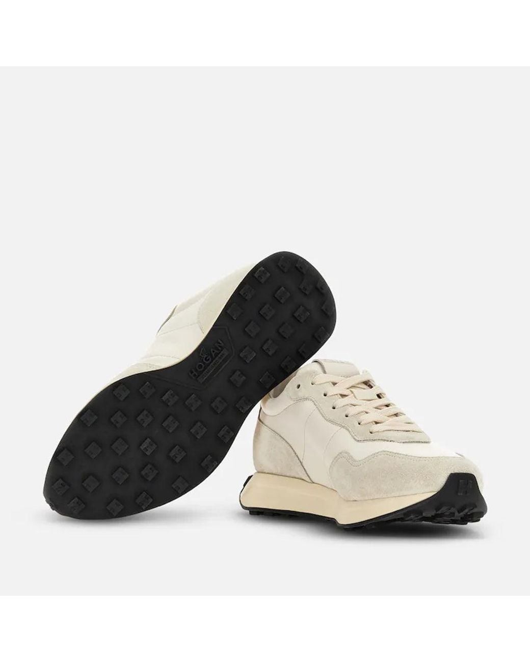 Hogan Natural Hogan E26 Sneaker — Cream for men