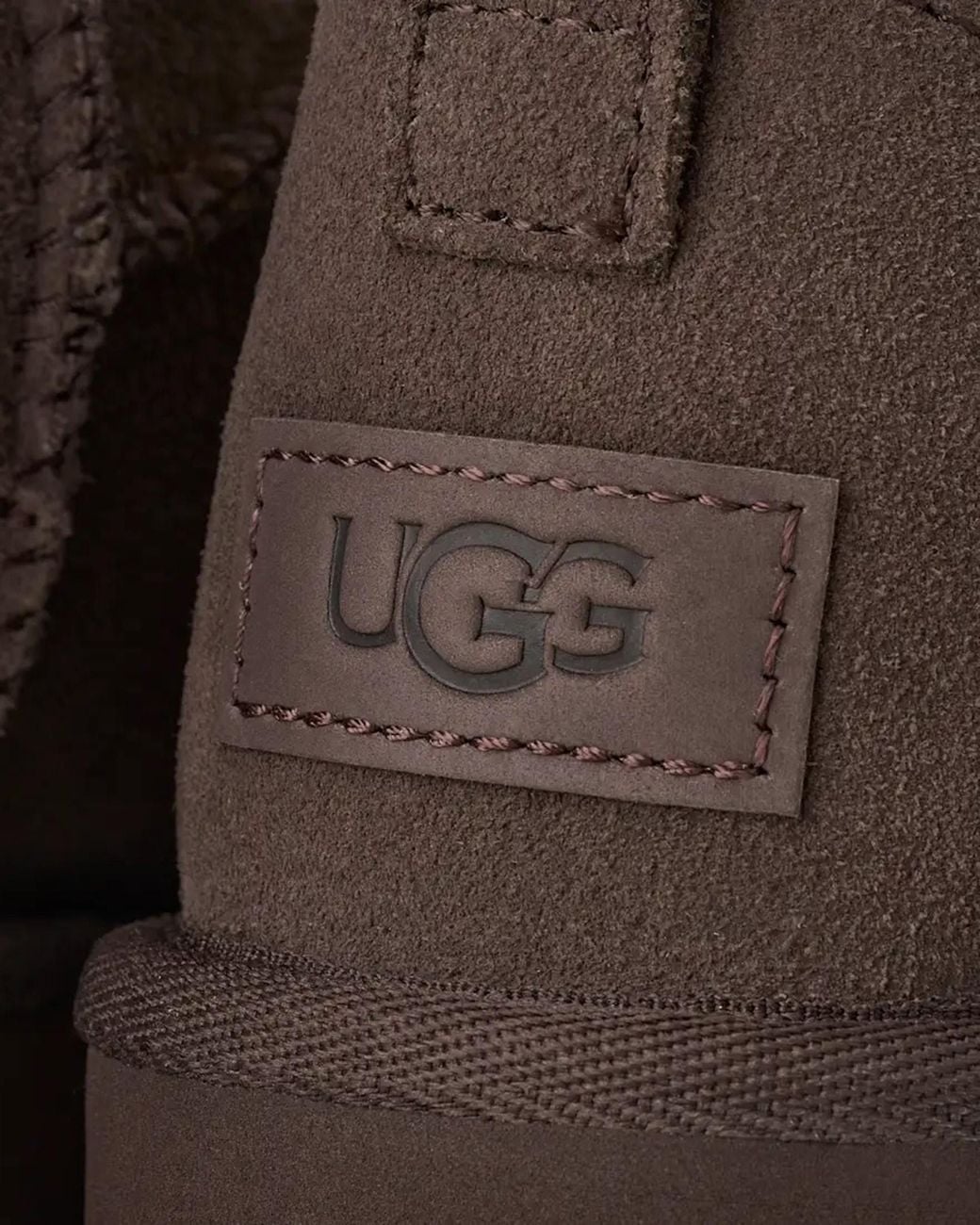 Ugg Brown Ankle Boots Classic Ultra Mini Dusted Cocoa Cocoa/Dusted Leather