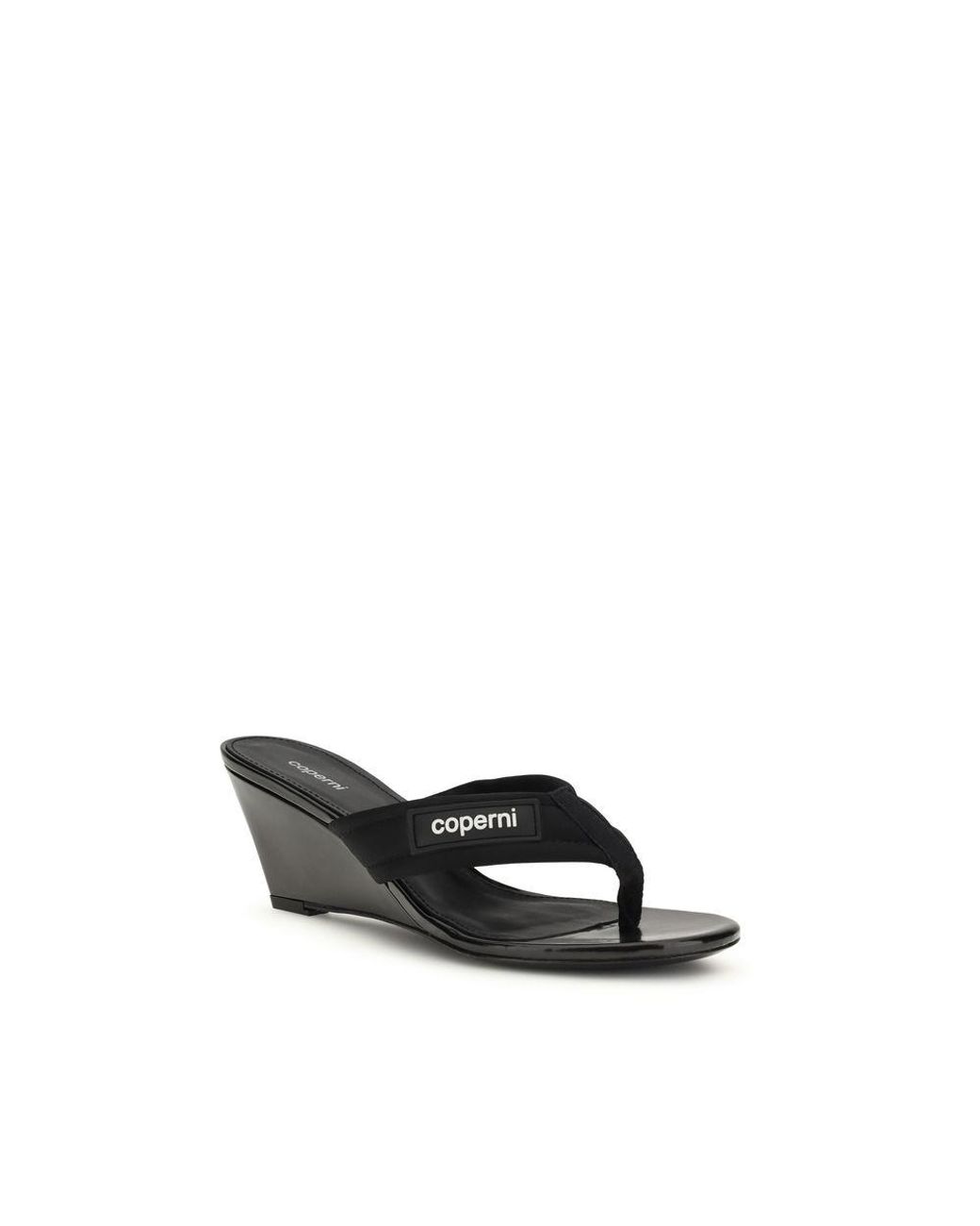 Coperni Black Polyamide Wedge Sandals