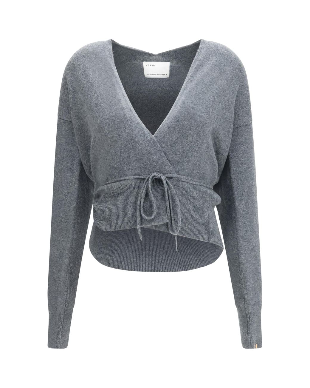Extreme Cashmere Blue N°516 Ella Cardigan Sweater