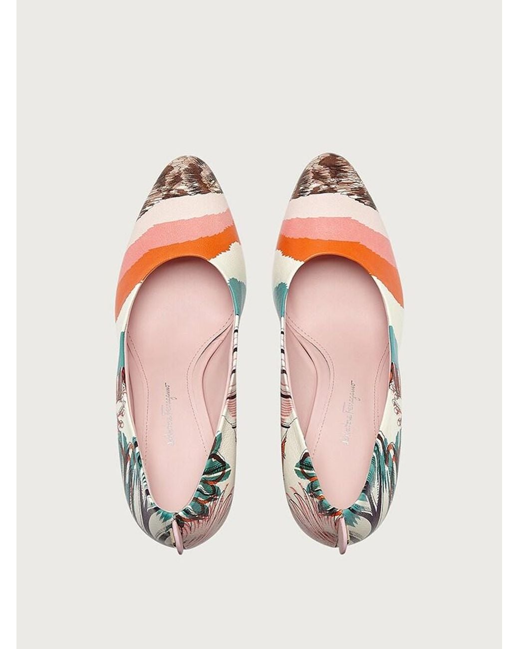 Ferragamo Pink Plain Pump