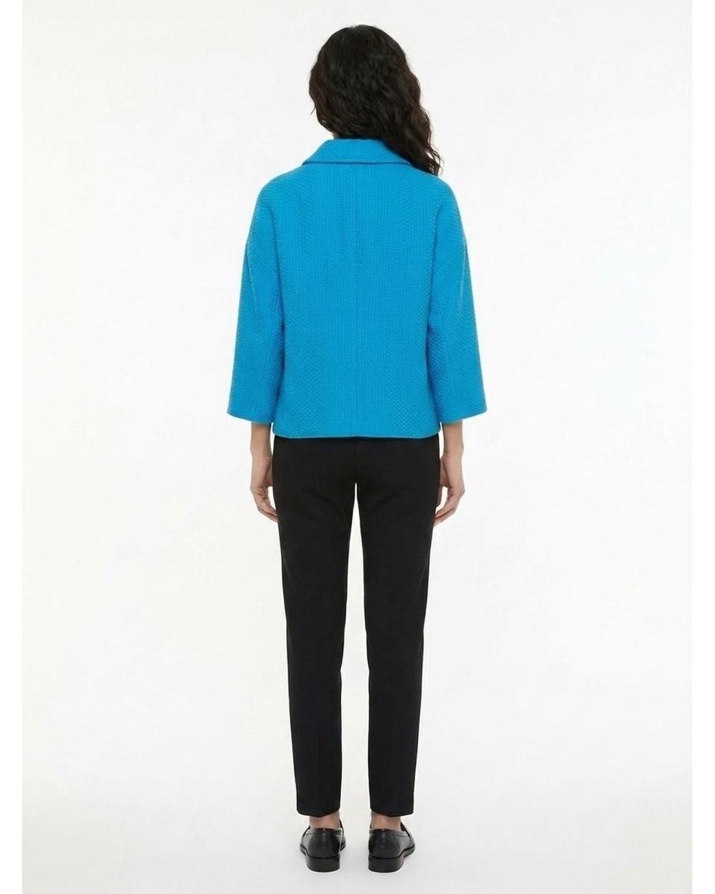 Dolce & Gabbana Blue Cotton Shell Jacket Clothing