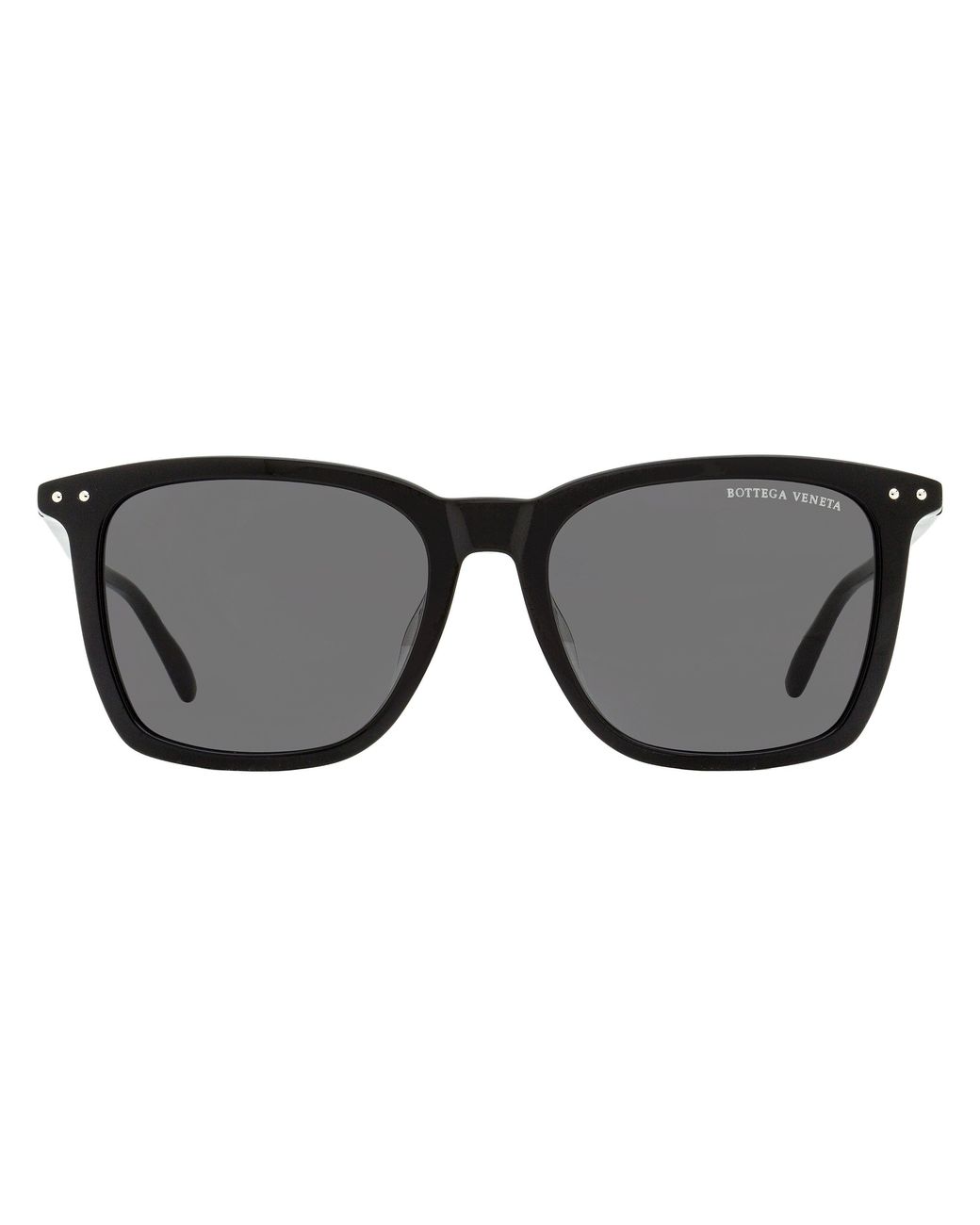 Bottega Veneta Black Evergreen Square Sunglasses Bv0251Sa 001 53Mm Plastic (Acetate)