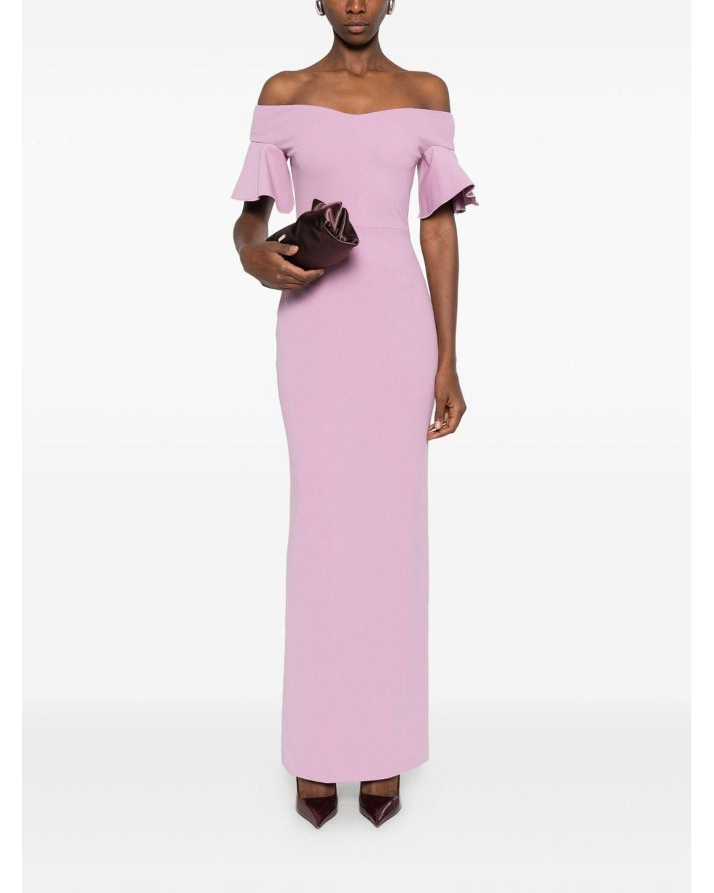 Solace London Pink Cielo Maxi Dress