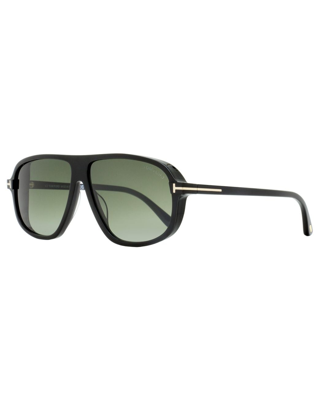 Tom Ford Black Guillaume Sunglasses Tf1208 01B 61Mm Ft1208 Plastic (Acetate) for men