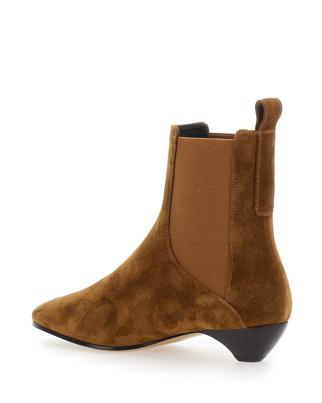 Le Monde Beryl Brown Allegra Chelsea Ankle Boots With Elastic Panels