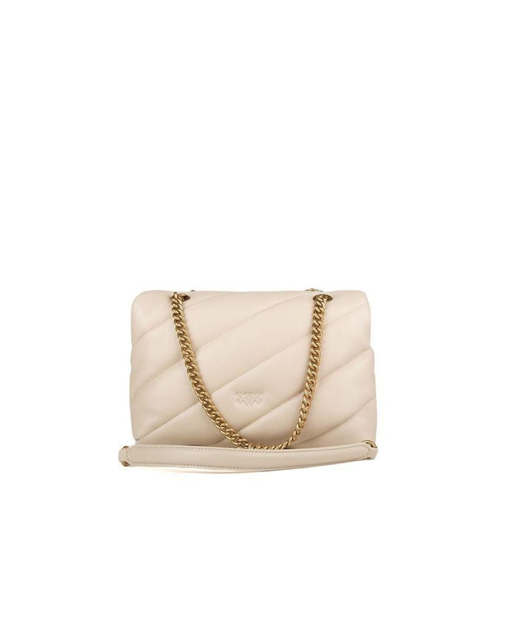 Pinko Natural Crossbody Bag Lamb Leather Crossbody-Bags