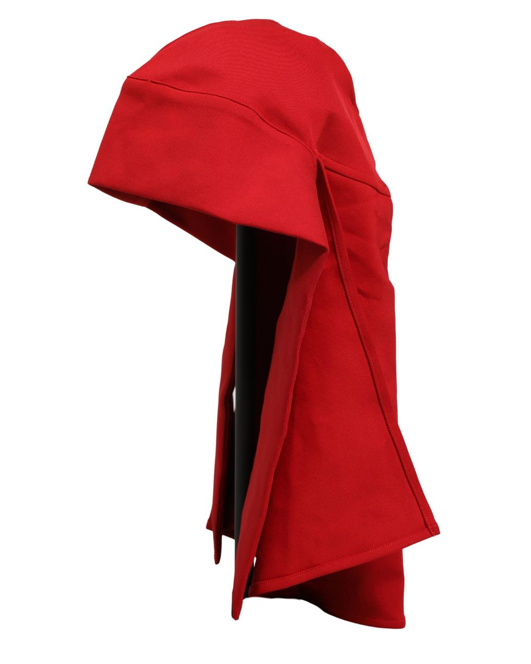Dolce & Gabbana Red Polyester Whole Head Wrap Capello Hat