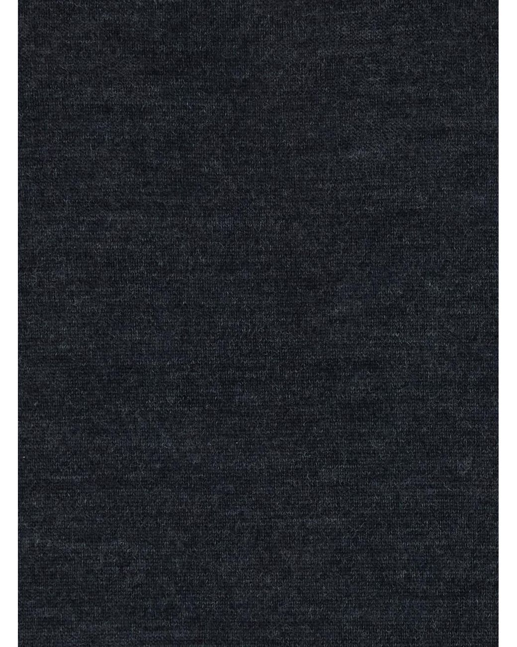Kangra Blue Crew Neck Ml F.18Gg Merino Sweater Extrafine Wool Tops for men