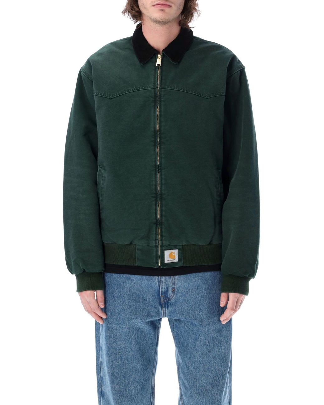 Carhartt Santa Fe Jacket in Green for Men | Lyst