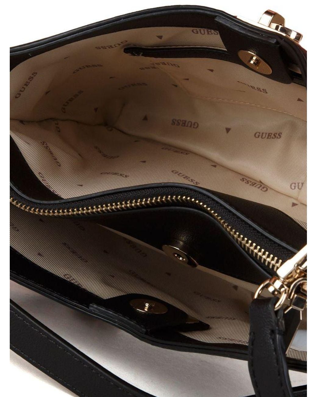 Guess White Guess Bianca Shoulder Bag