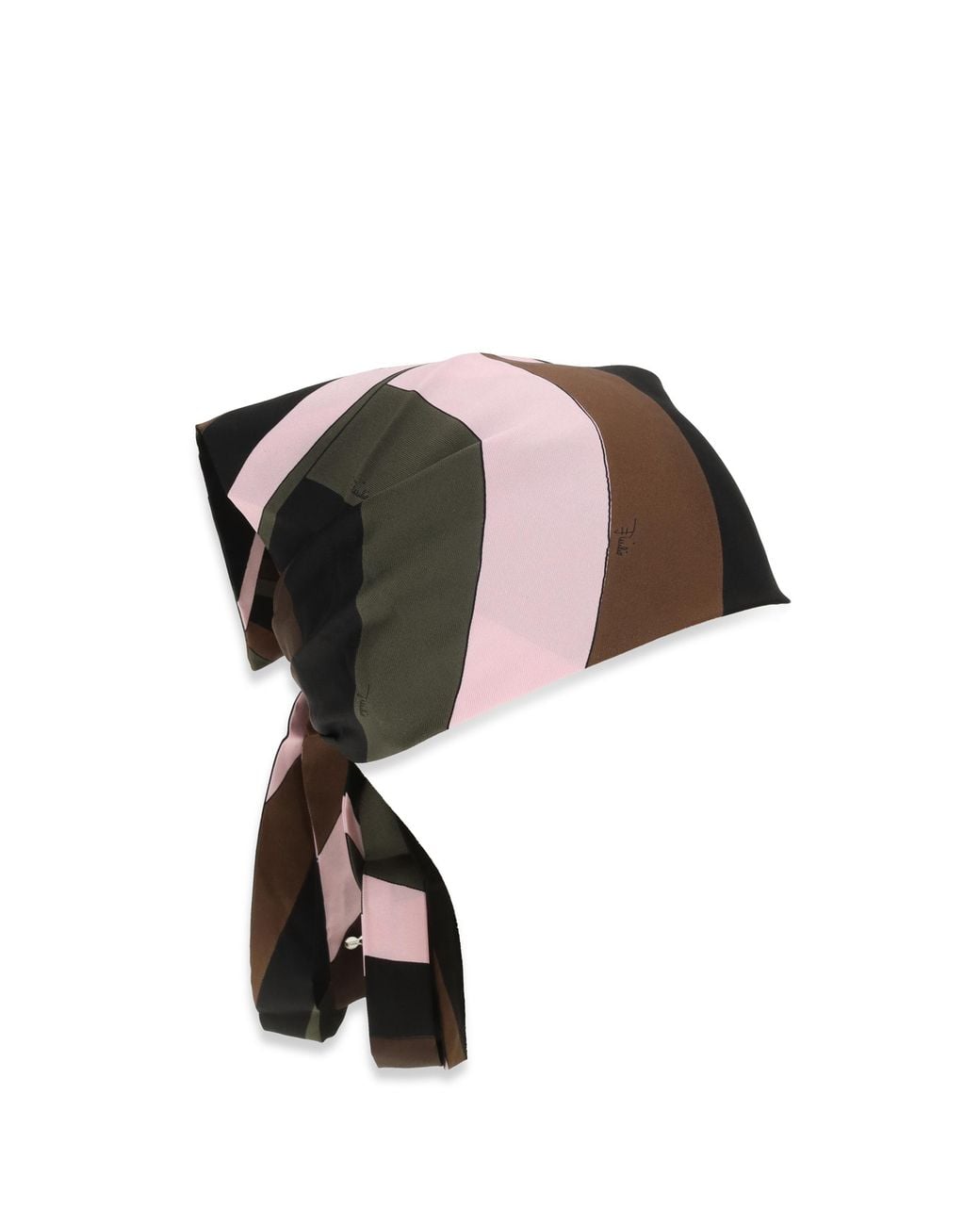 Emilio Pucci Multicolor Silk Twill Bandana Hat