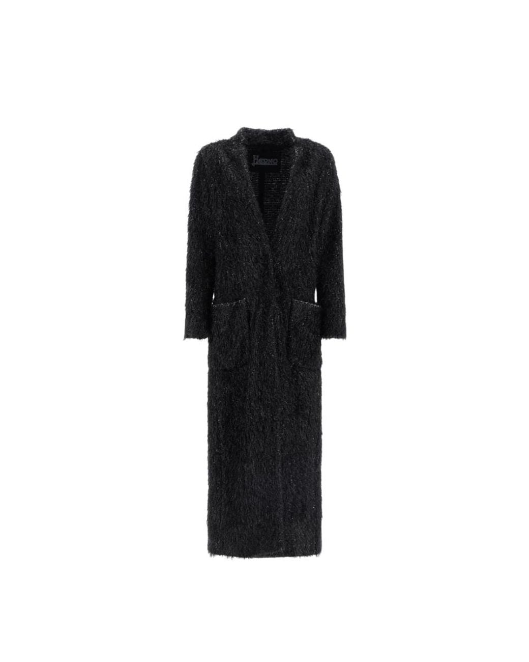 Herno Black Coat Sparkling Night,,Cream Clothing