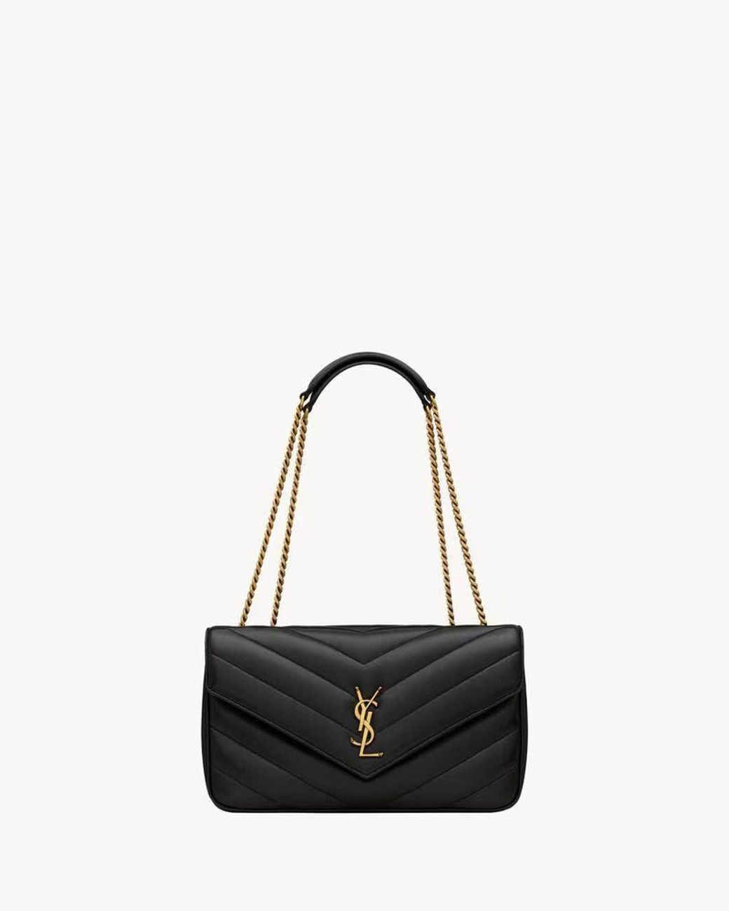 Saint Laurent Black Saint Laurent Loulou Shoulder Bag