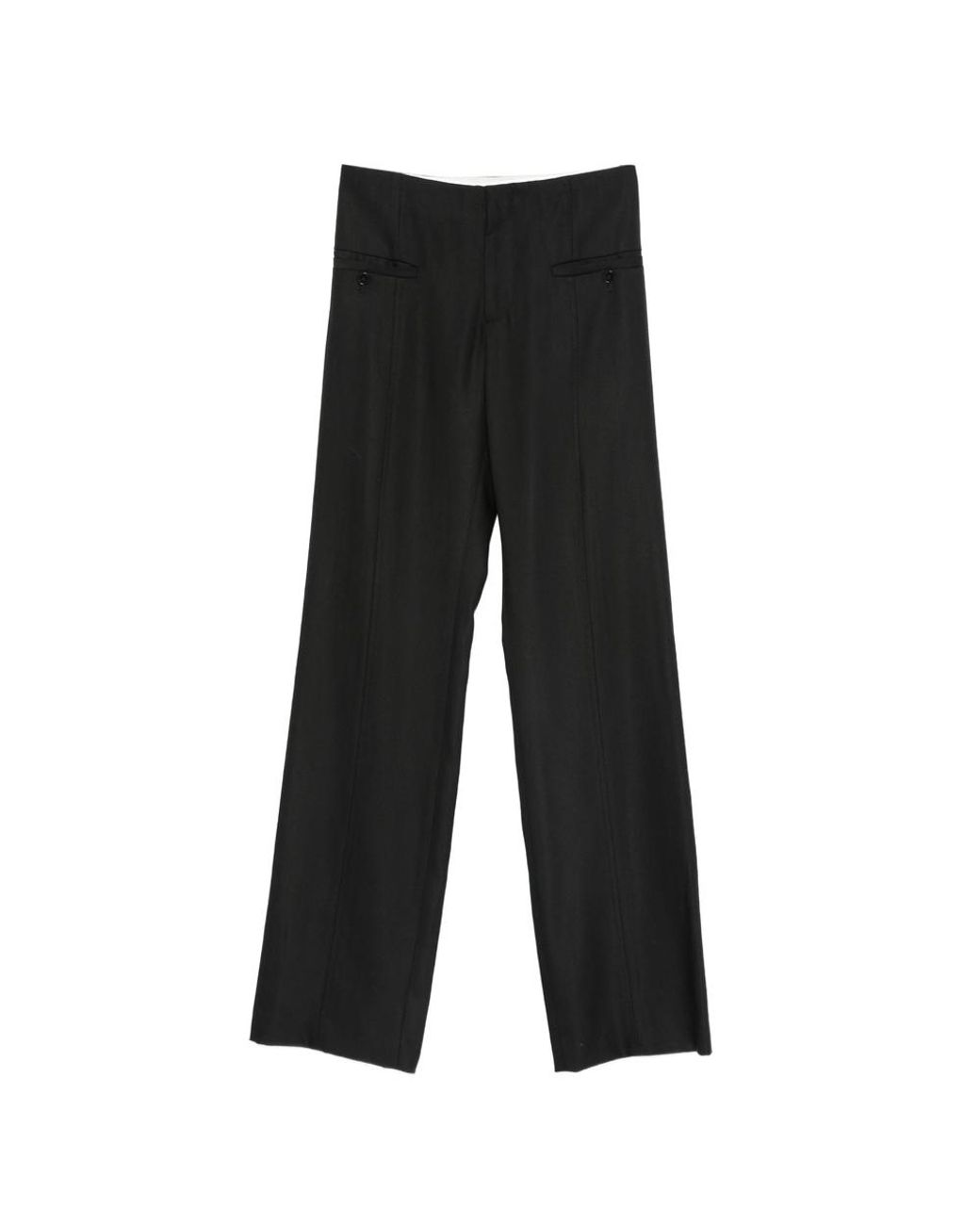 Loulou de Saison Black Welt-Pocket Trousers
