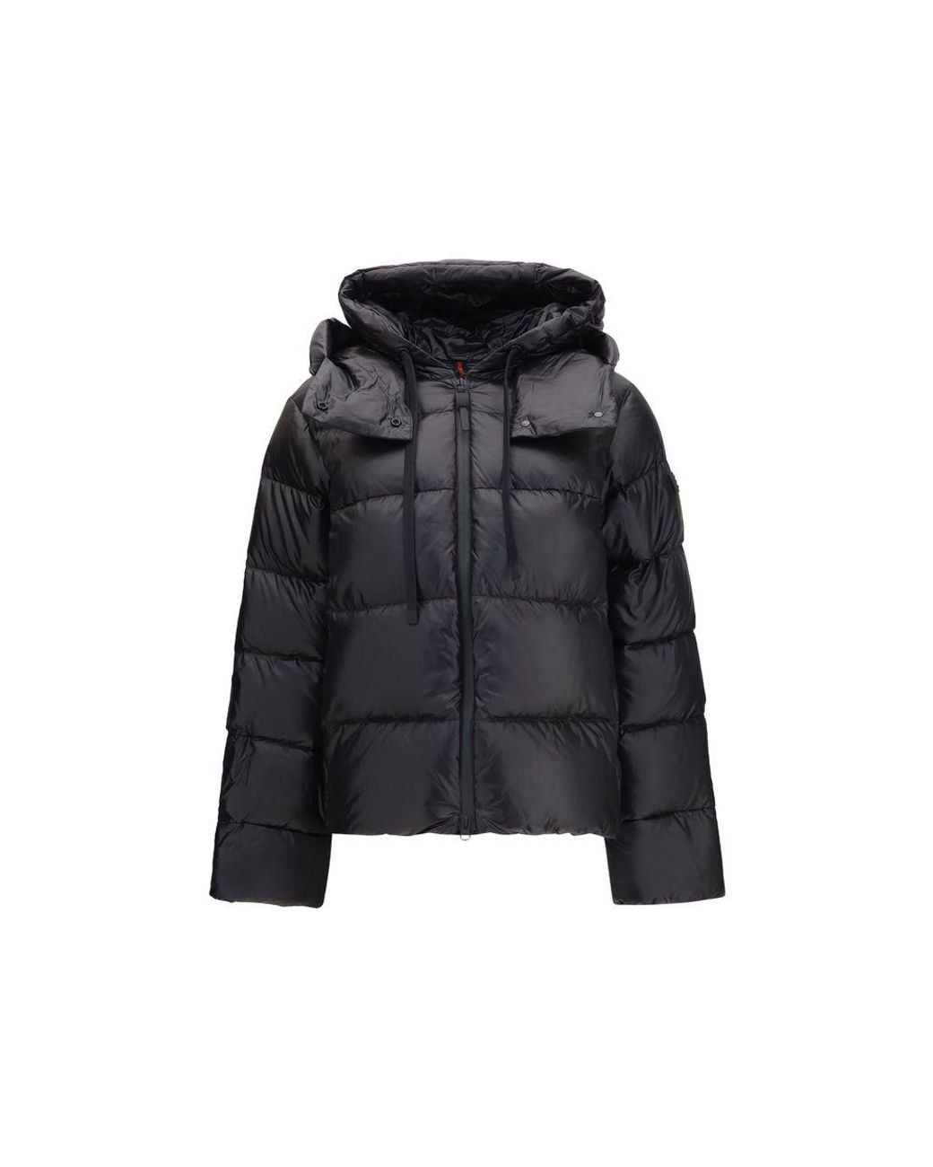 Peuterey Black Polyamide Full-Length Jacket Clothing